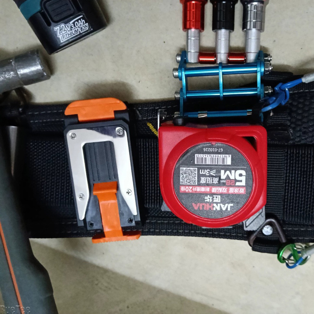 Tape Dispenser Weighted - 高品質クイックリリース女性用バックルツールバッグアクセサリー（タジマクイックリリースツールベルトバッグ、巻尺用）