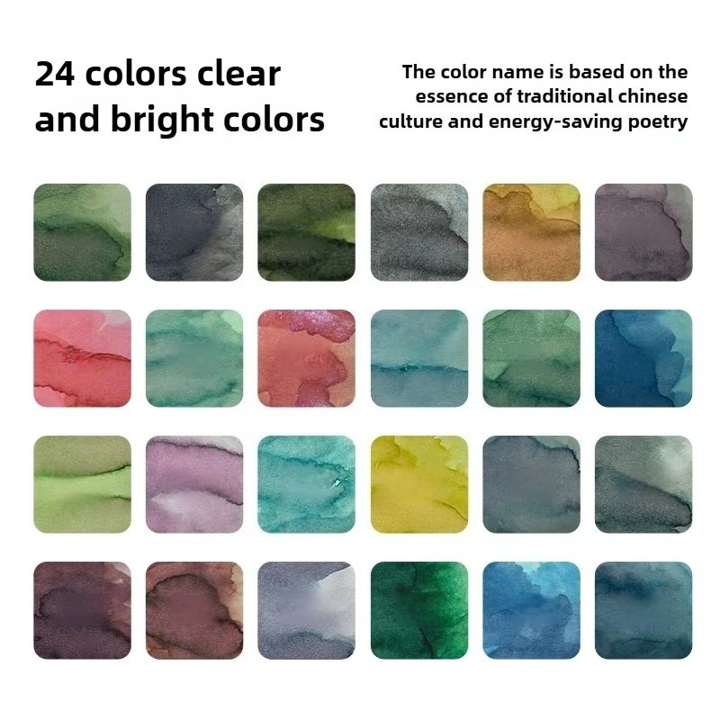 ダチョウ 24 色 30/15 ミリリットル層状クロマトグラ - Fountain Pen Bottled Ink のレビューと価格