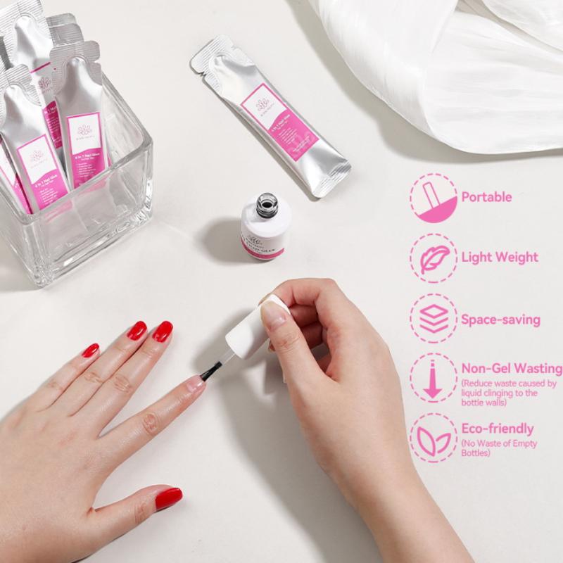 15ml 6 in 1 多機能エクステンションネイルUVジェ - Gel Refill Pack のレビューと価格