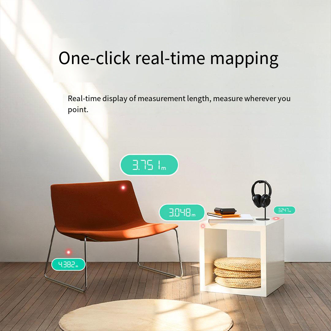 Xiaomi Mijia スマートレーザー距離計巻尺 Mi  - Tape Dispenser Weighted のレビューと価格