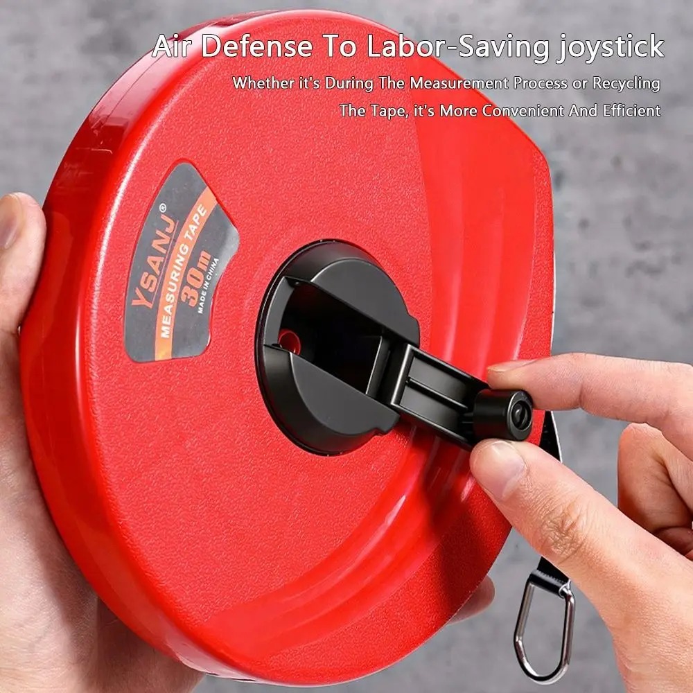 赤い測定テープ 30 メートル 50 メートルダブルスケール - Tape Dispenser Weighted のレビューと価格